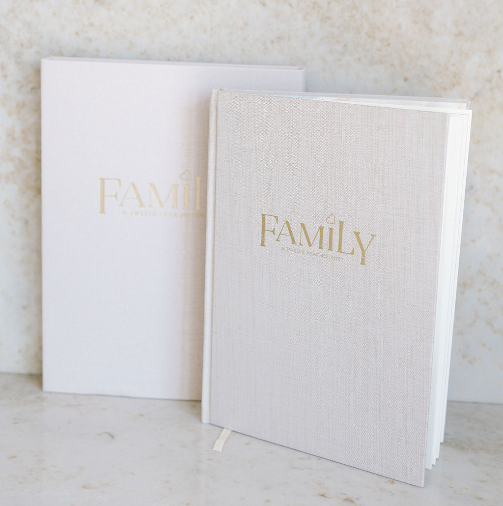 A Twelve Year Family Journal (Alabaster Cream) - LIMITED EDITION