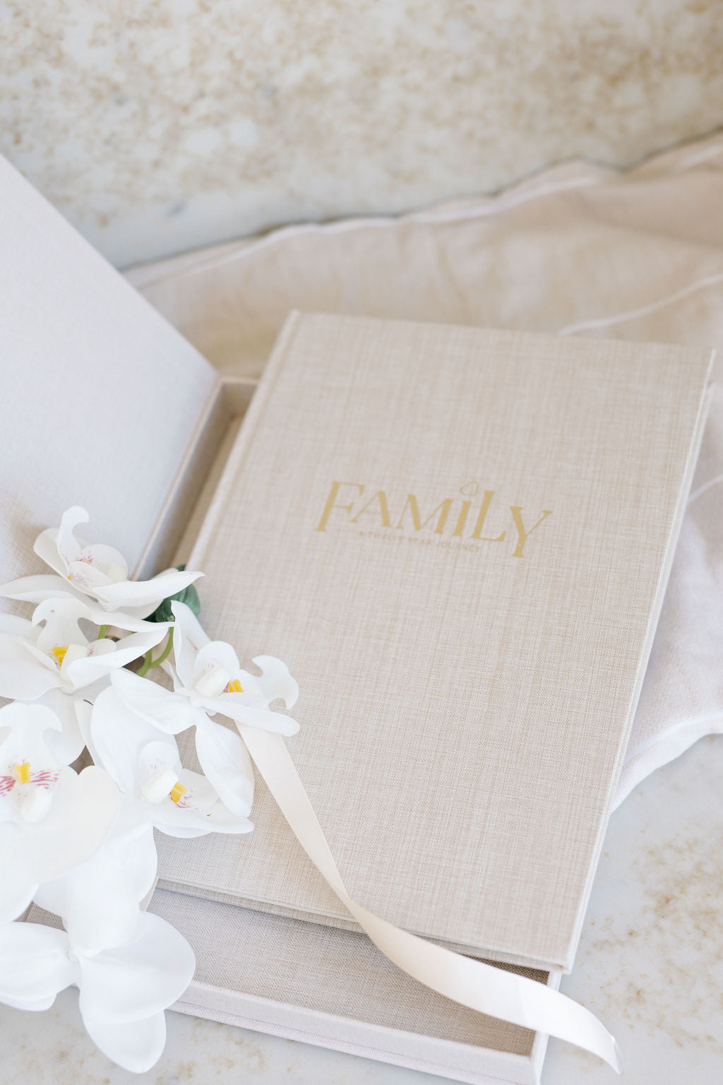 A Twelve Year Family Journal (Alabaster Cream) - LIMITED EDITION