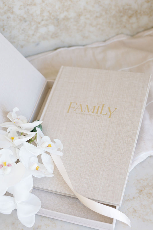 A Twelve Year Family Journal (Alabaster Cream) - LIMITED EDITION