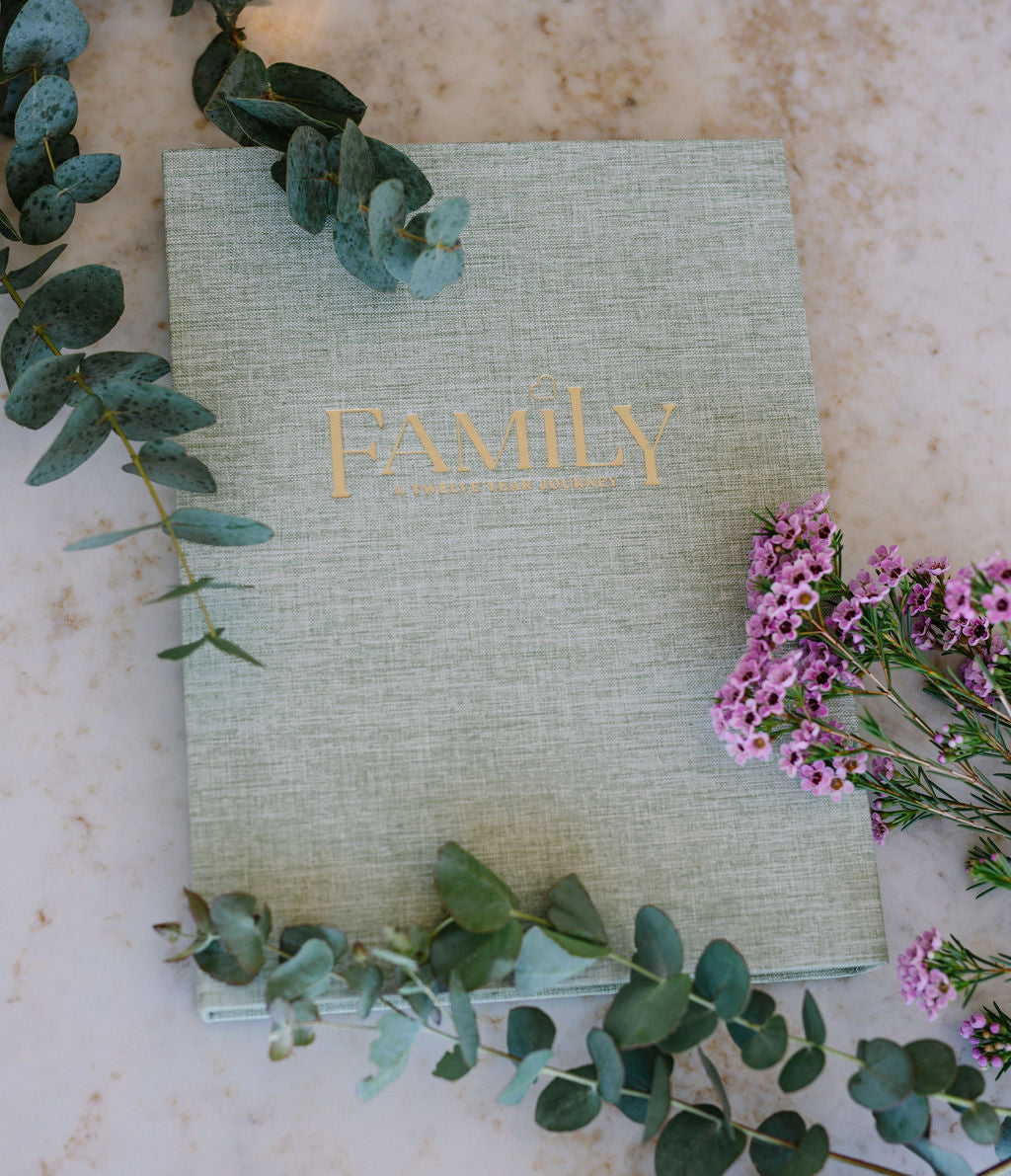 A Twelve Year Family Journal (Eucalyptus Green)